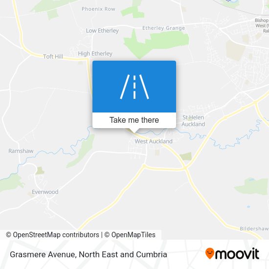 Grasmere Avenue map