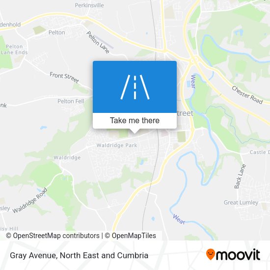 Gray Avenue map