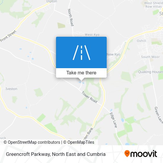 Greencroft Parkway map
