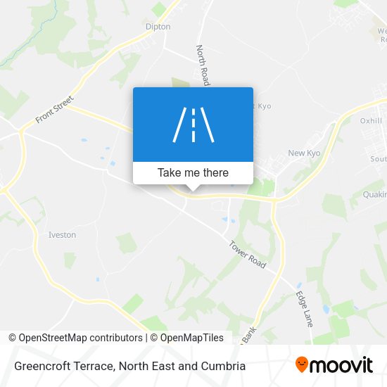 Greencroft Terrace map