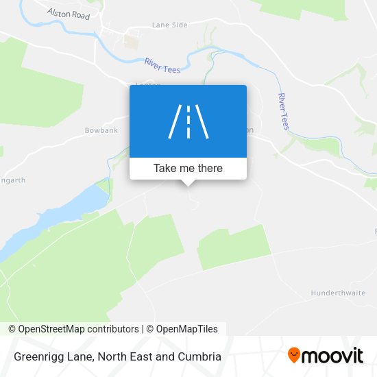 Greenrigg Lane map