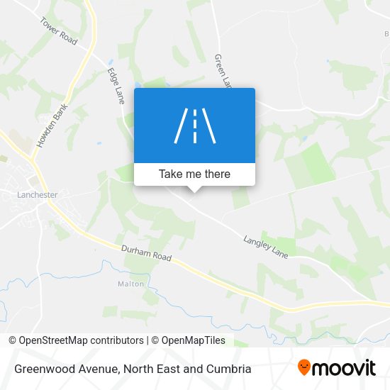 Greenwood Avenue map