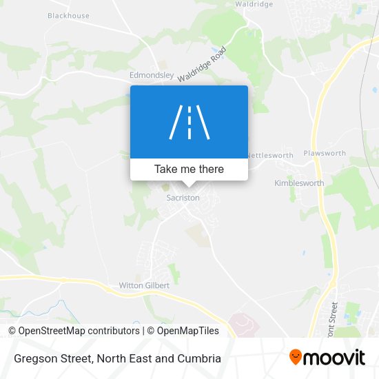Gregson Street map