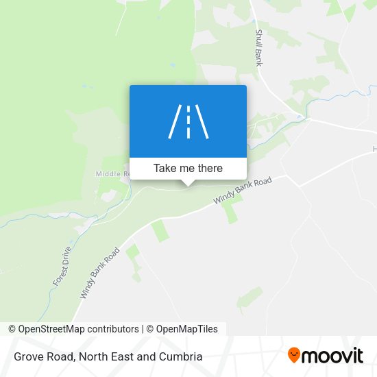 Grove Road map