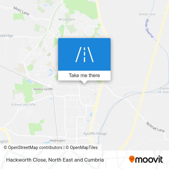 Hackworth Close map