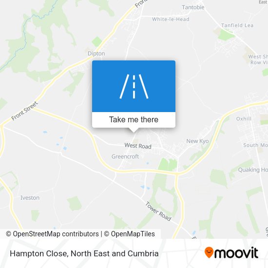 Hampton Close map