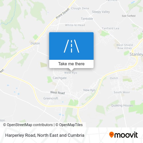 Harperley Road map