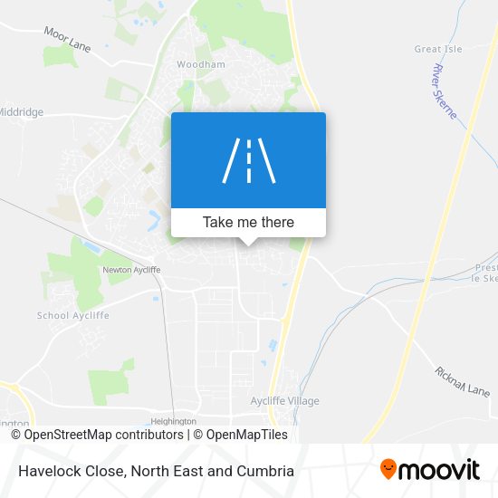 Havelock Close map
