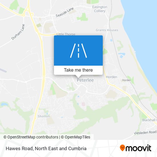 Hawes Road map