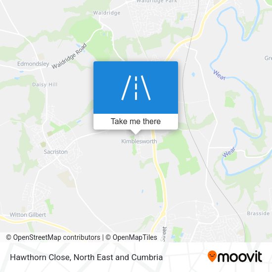 Hawthorn Close map