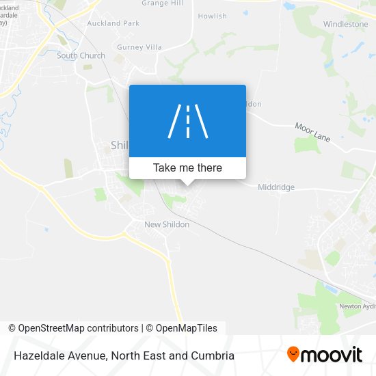 Hazeldale Avenue map