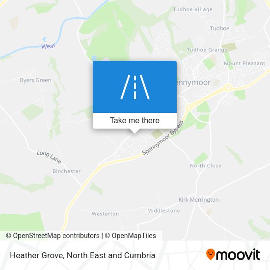 Heather Grove map
