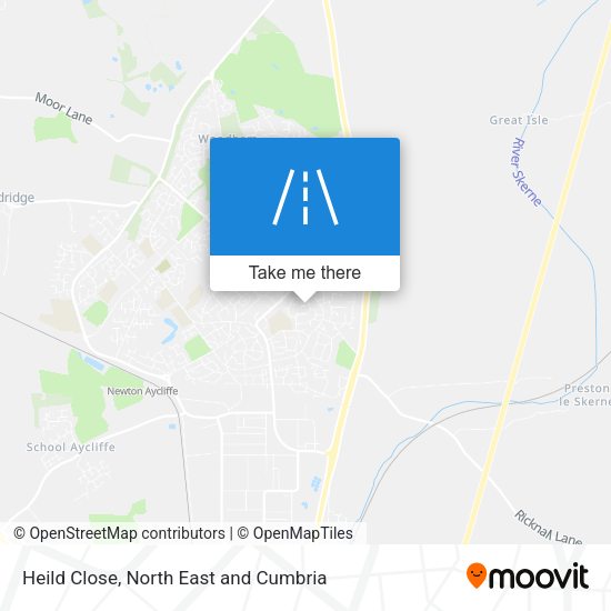 Heild Close map