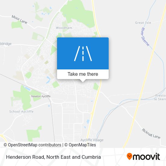 Henderson Road map