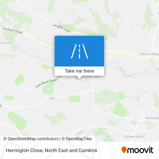 Herrington Close map