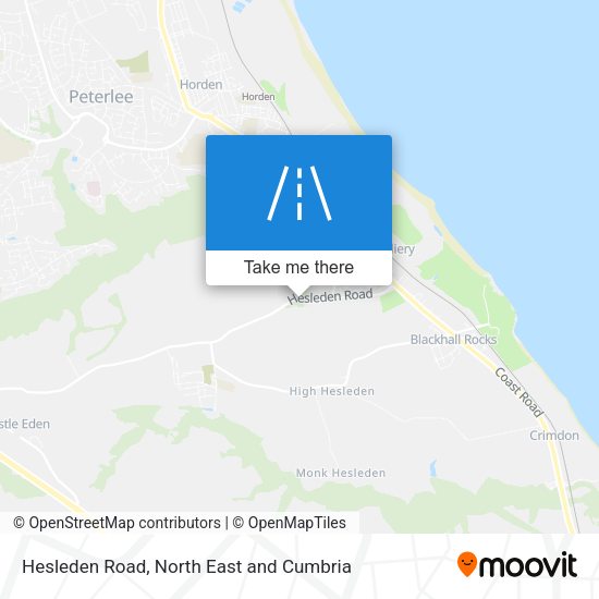 Hesleden Road map
