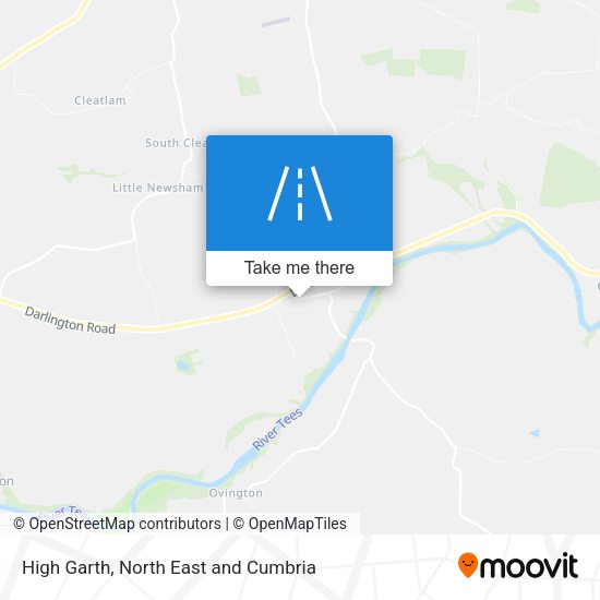 High Garth map