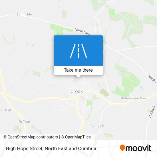 High Hope Street map