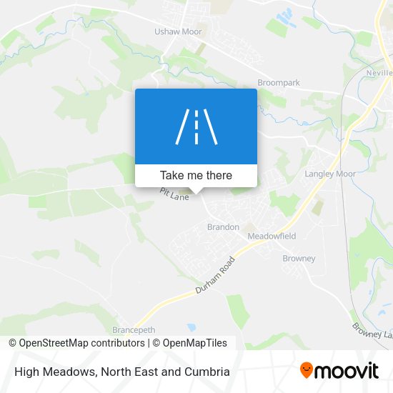 High Meadows map