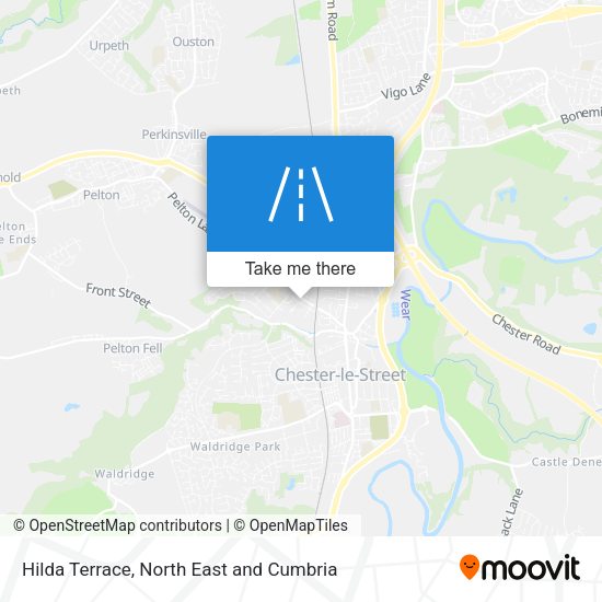 Hilda Terrace map