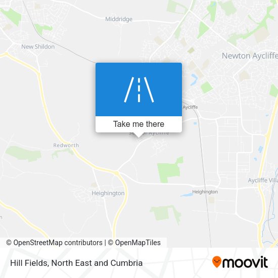 Hill Fields map