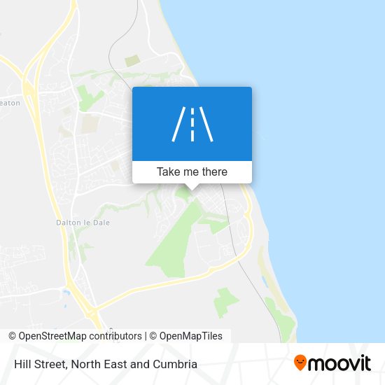 Hill Street map