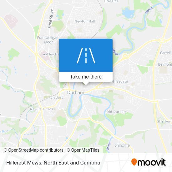 Hillcrest Mews map