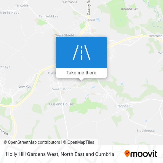 Holly Hill Gardens West map
