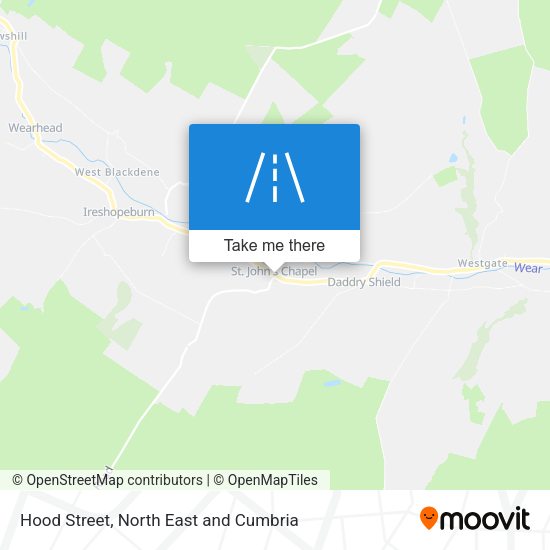 Hood Street map