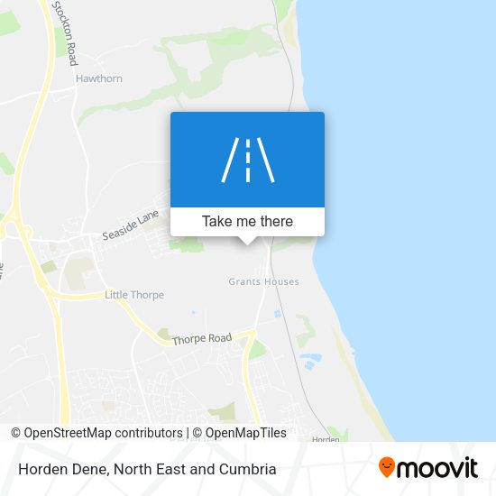 Horden Dene map