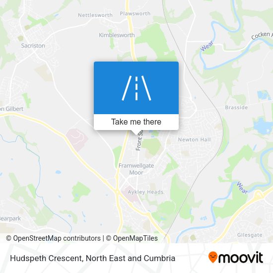 Hudspeth Crescent map