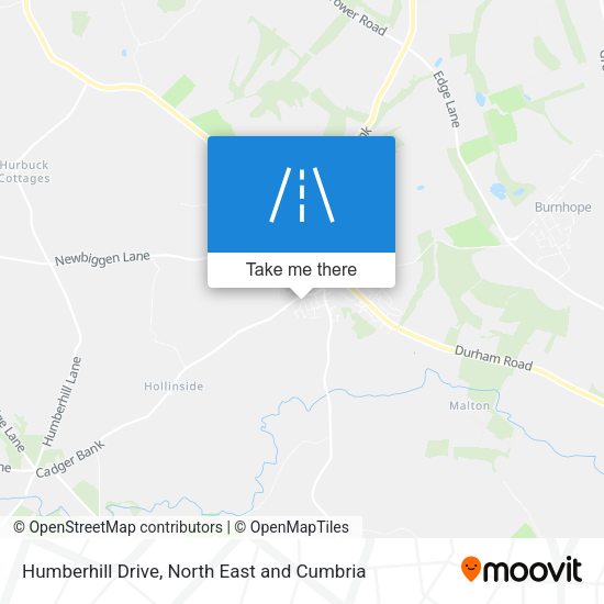 Humberhill Drive map