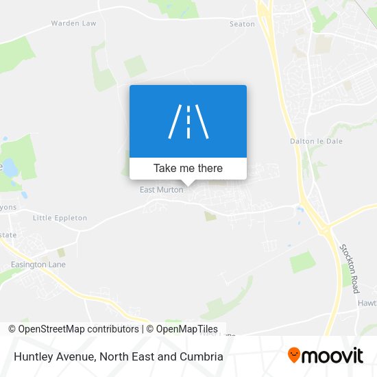 Huntley Avenue map