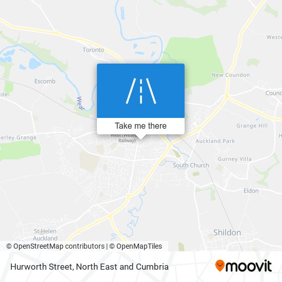 Hurworth Street map