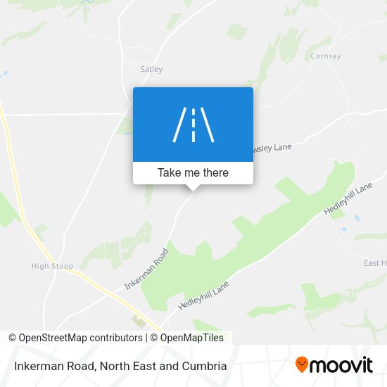 Inkerman Road map