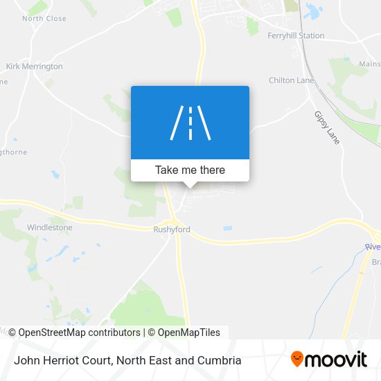 John Herriot Court map
