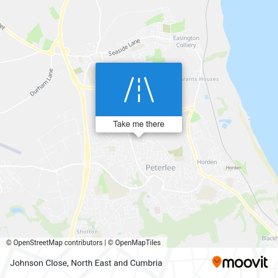 Johnson Close map