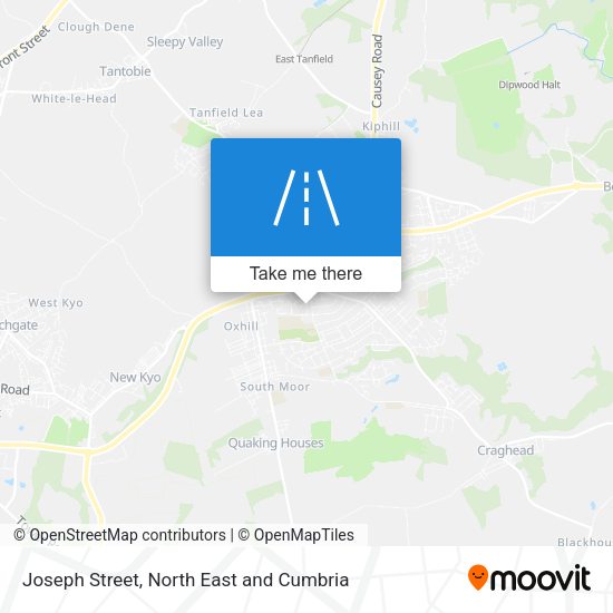 Joseph Street map