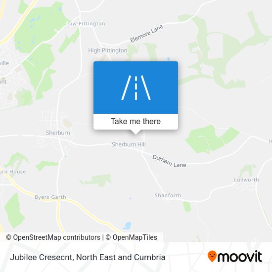 Jubilee Cresecnt map