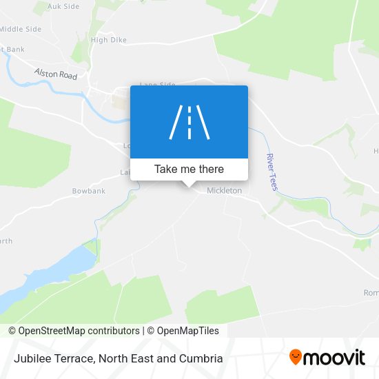 Jubilee Terrace map
