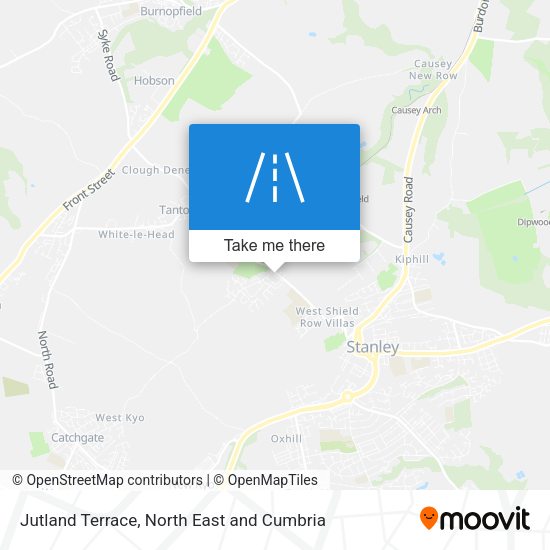 Jutland Terrace map