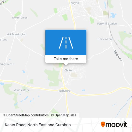 Keats Road map