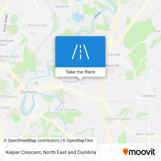 Kepier Crescent map