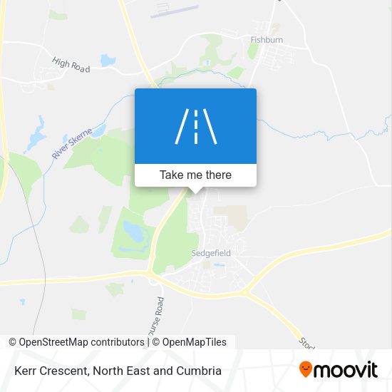 Kerr Crescent map
