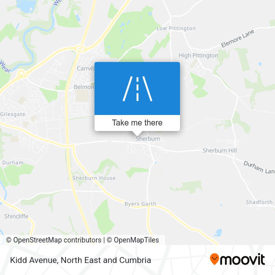 Kidd Avenue map