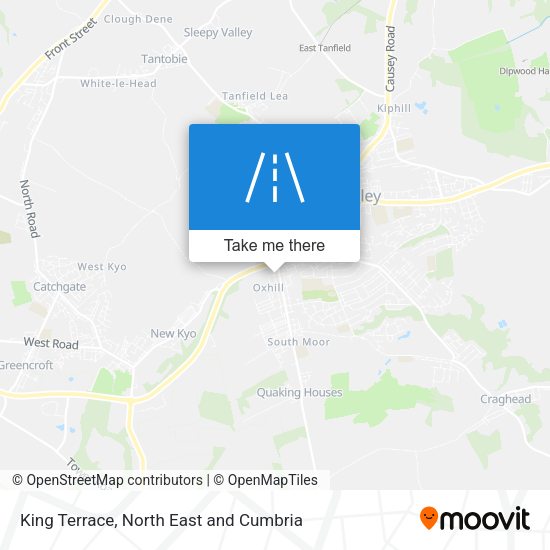 King Terrace map