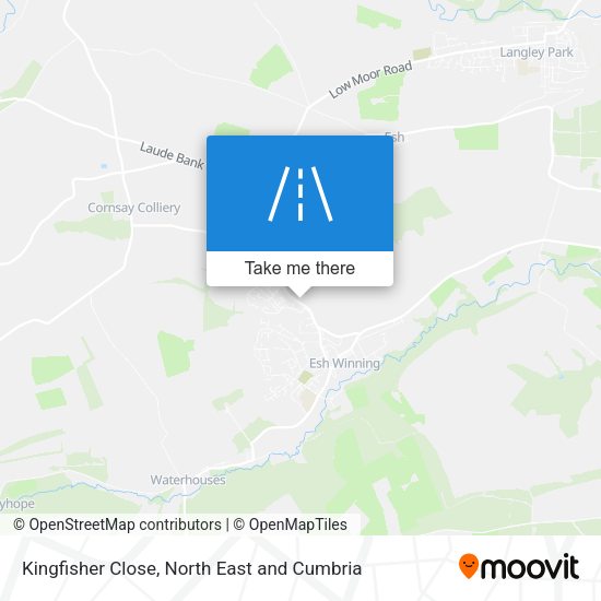 Kingfisher Close map