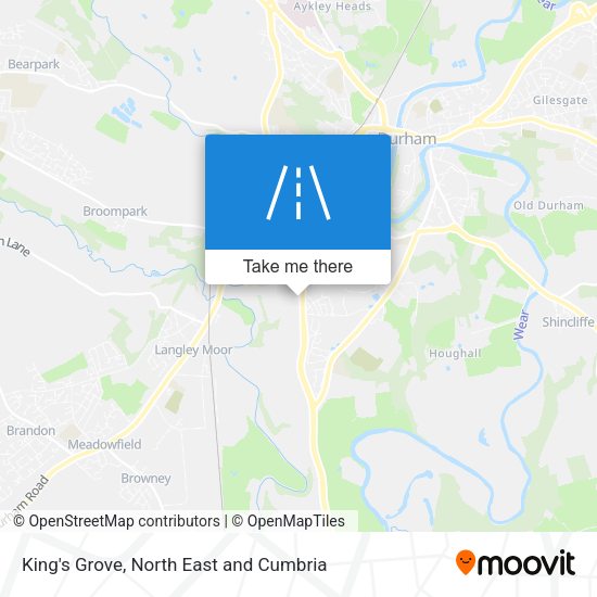 King's Grove map