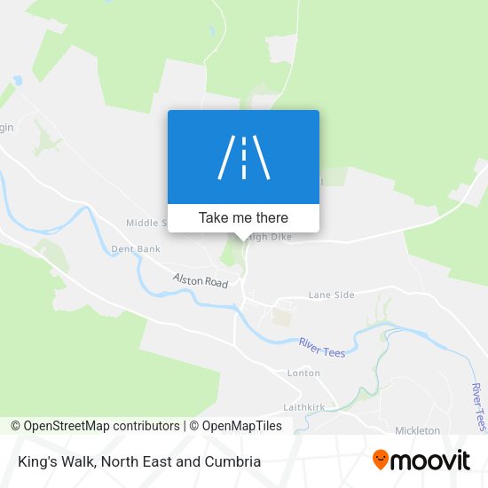 King's Walk map