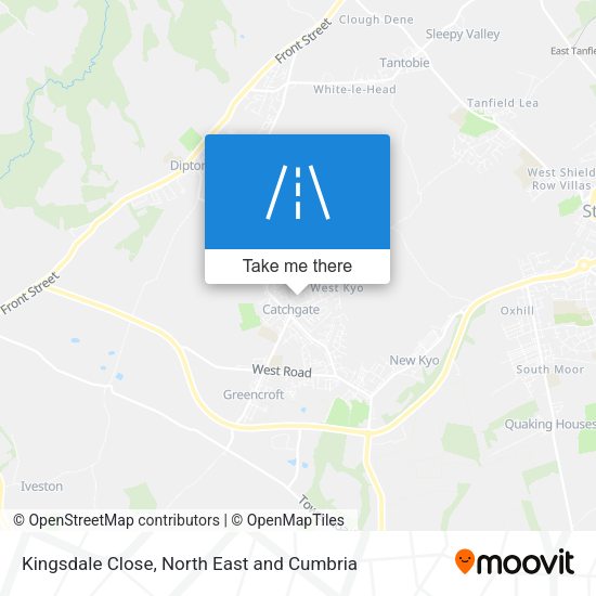 Kingsdale Close map